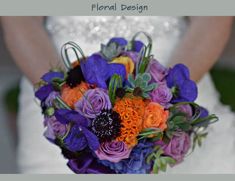 Vendor Floral Design 3 ver gray
